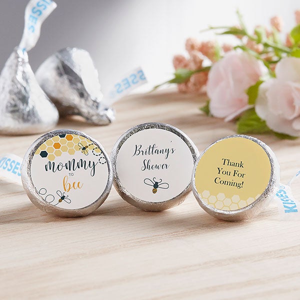 Mommy to Bee Personalized Baby Shower Candy Stickers - 27229