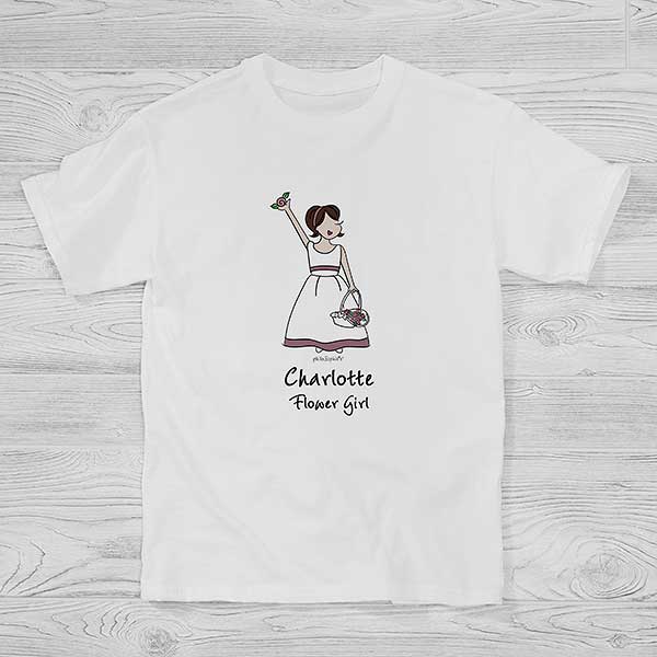 Personalized Flower Girl Shirts by philoSophie's - 27238