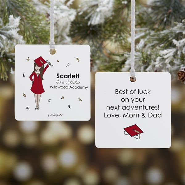 Personalized Graduation Girl Ornaments by philoSophie's - 27248