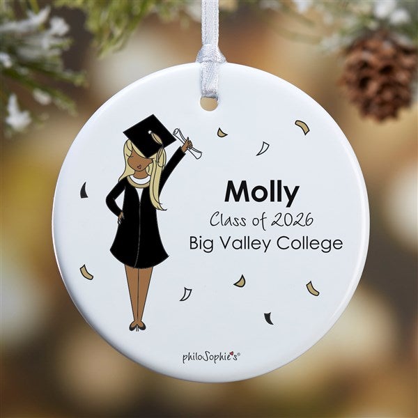Personalized Graduation Girl Ornaments by philoSophie's - 27248