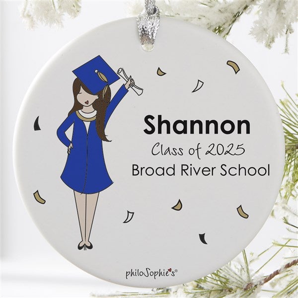 Personalized Graduation Girl Ornaments by philoSophie's - 27248