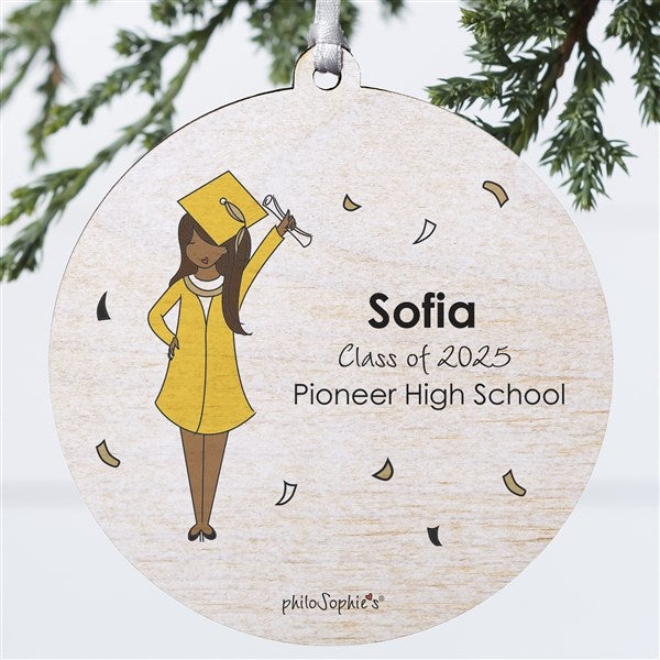 Personalized Graduation Girl Ornaments by philoSophie's - 27248