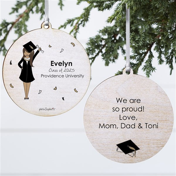 Personalized Graduation Girl Ornaments by philoSophie's - 27248