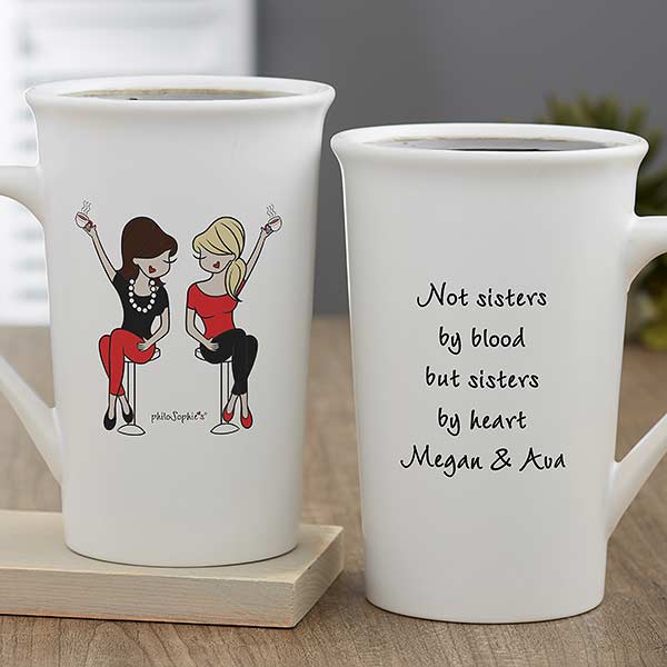 Best Friend Personalised Engraved Latte Glass Gift MBF-LG 