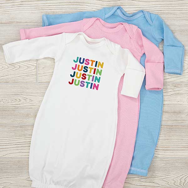 Vibrant Name For Him Personalized Baby Clothing - 27255