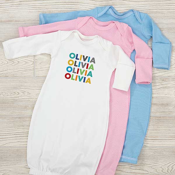 Vibrant Name For Her Personalized Baby Clothing - 27256