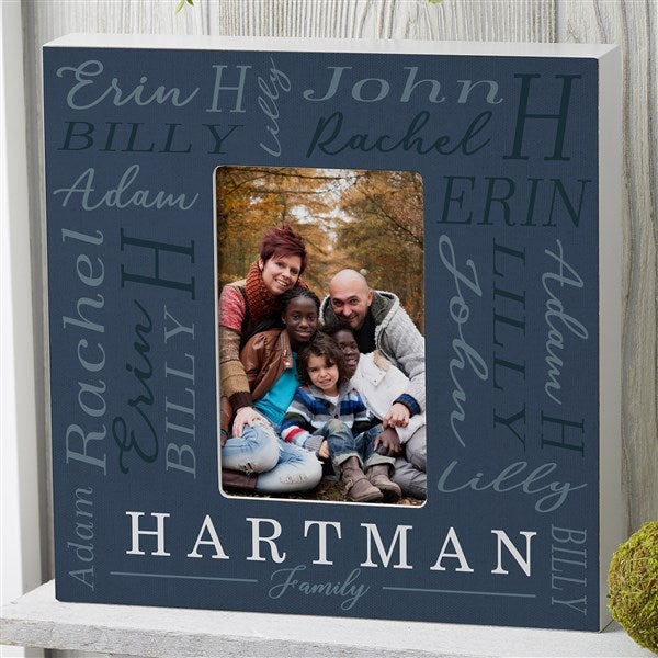 Family Is Everything Personalized Box Picture Frames - 27281