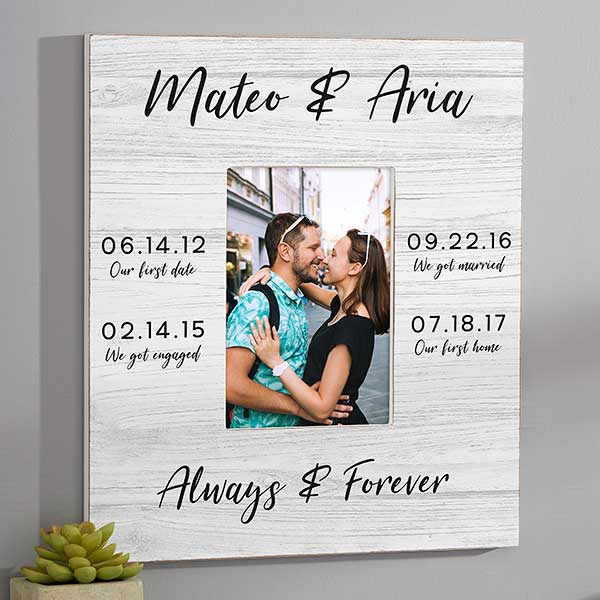 Memorable Dates Personalized Wall Frames - 27285