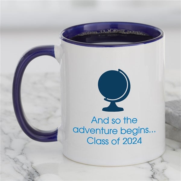 Graduation Icon Personalized Ceramic Coffee Mugs - 27306