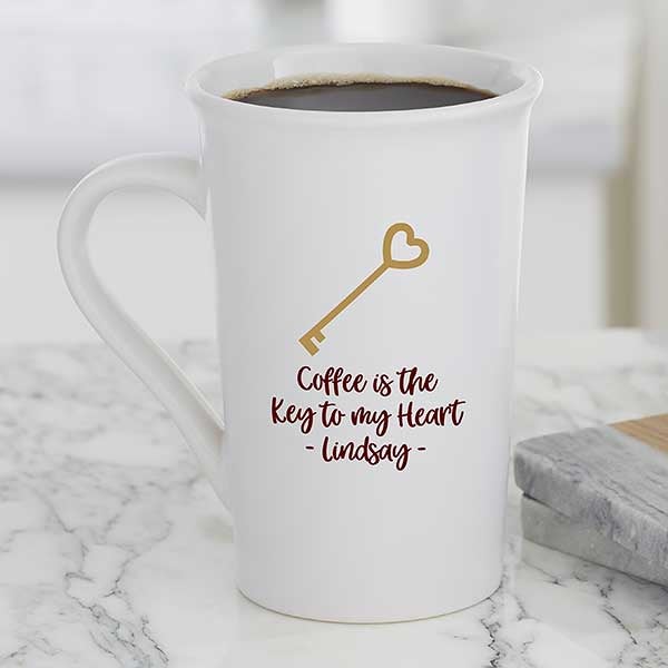 Valentine's Day Icon Personalized Coffee Mugs - 27317