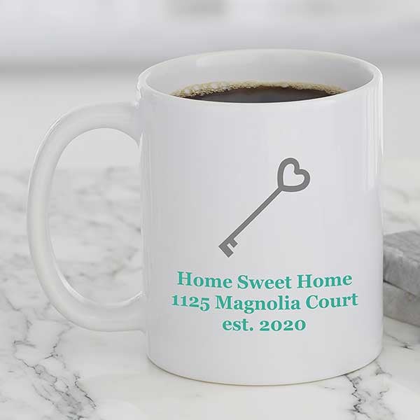 Personalized New Home Icon Coffee Mugs - 27321