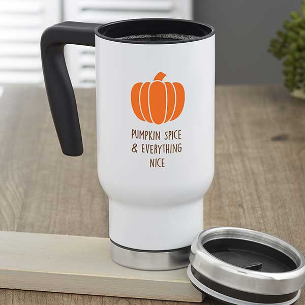 Fall Icon Personalized 14 oz Commuter Travel Mug - 27331