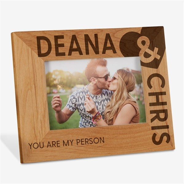 My Heart Engraved Wood Picture Frames - 27332