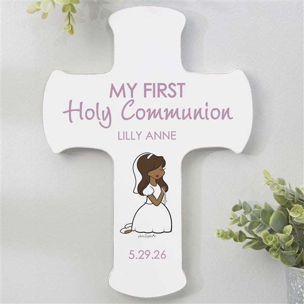 Personalized First Communion Cross for Girls - 27397