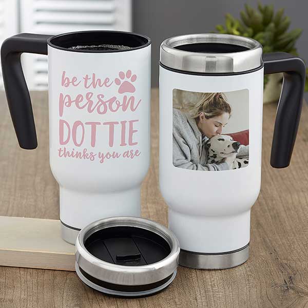 Mugsby My dog thinks I'm cool travel cup  Trendy Tumblers, Cups & - Lush  Fashion Lounge