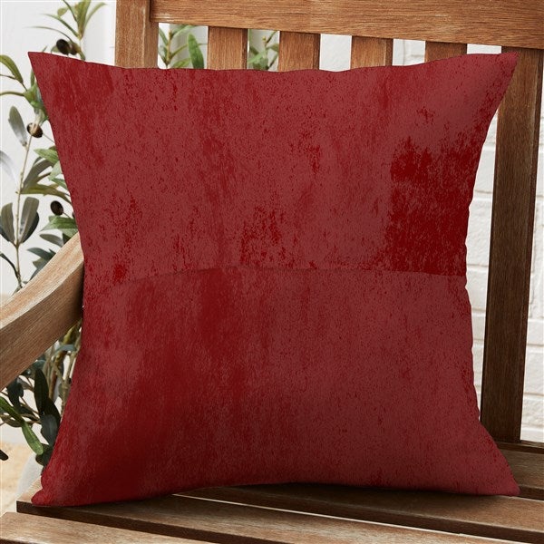 State of Love Personalized Outdoor Throw Pillow 20x20