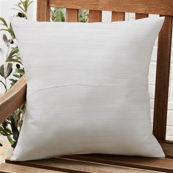 Spring Greenery Personalized Outdoor Throw Pillow 20x20