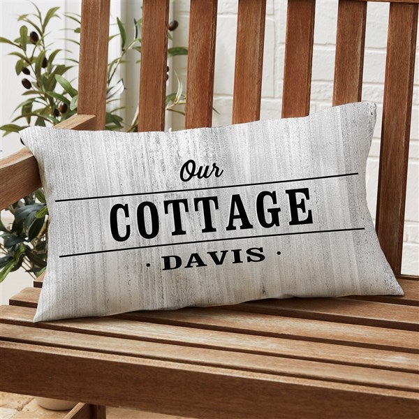 Home Away From Home Personalized 16-inch Outdoor Throw Pillow - 27497