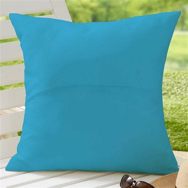 Pool Personalized Outdoor Throw Pillow 20x20