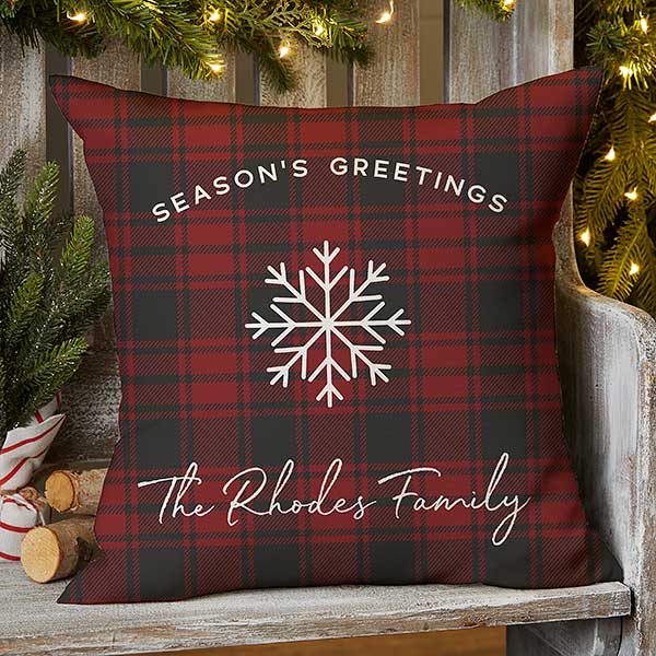 outdoor christmas pillows