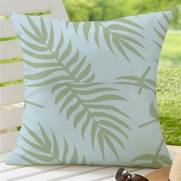 Coastal Chic Custom Pattern Personalized Outdoor Throw Pillow 20x20