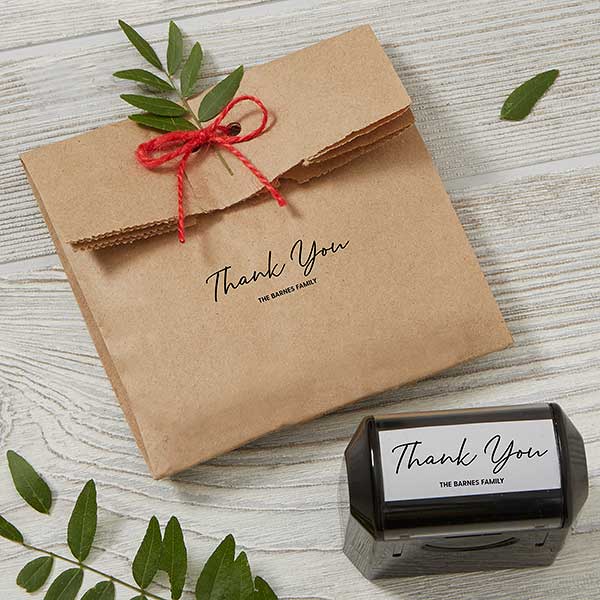 Personalized Self-Inking Thank You Stamp - 27542