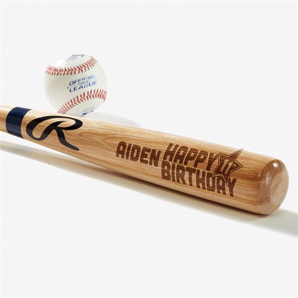 All Star Birthday Personalized 28-inch Rawlings Baseball Bat - 27552