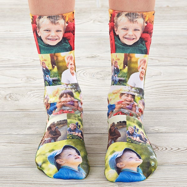 Photo Collage Personalized Kids Photo Socks - 27570