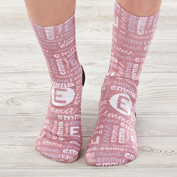 Girl's Name Personalized Kids Socks - 27585