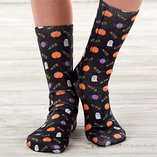 Halloween Characters Personalized Kids' Socks - 27603