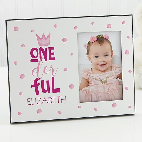 1st birthday frame girl