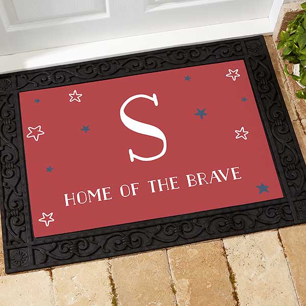 Stars & Stripes Personalized Patriotic Doormats - 27686