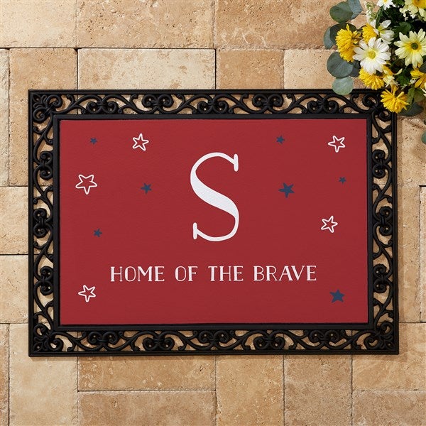 Stars & Stripes Personalized Patriotic Doormats - 27686