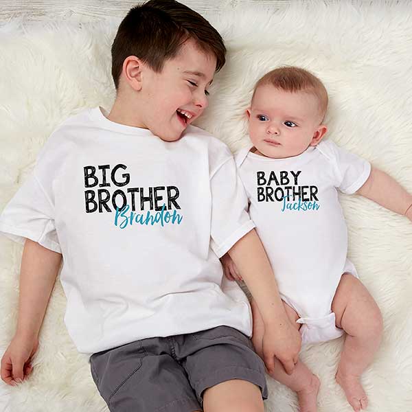 Personalized Little Brother Baby Clothes