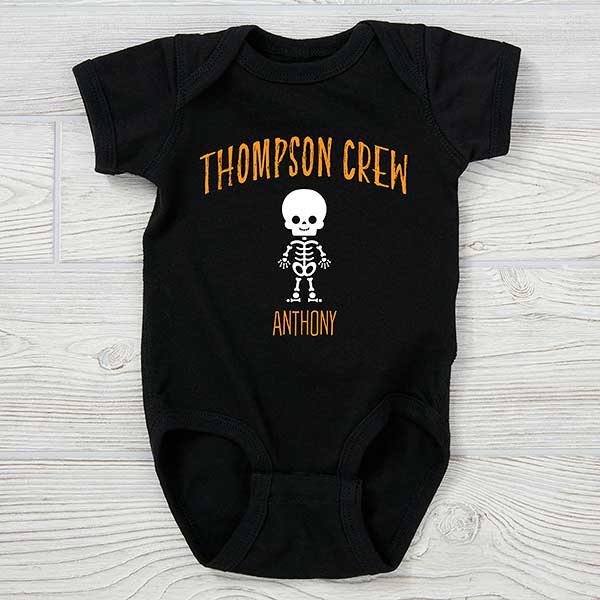 Skeleton Family Personalized Halloween Baby Clothing - 27703