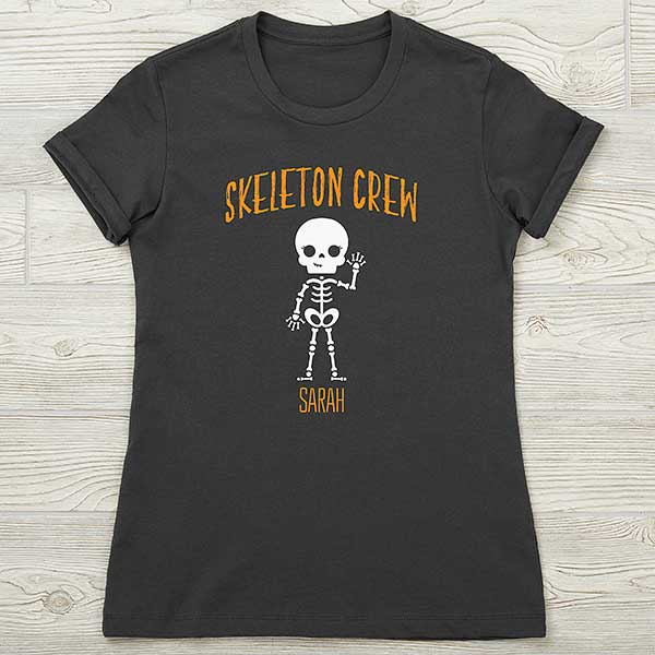 Skeleton Family Personalized Halloween Women's Shirts - 27706