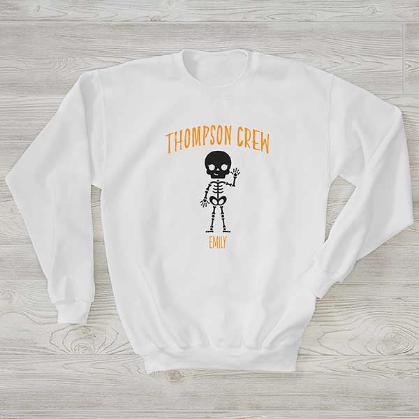 Skeleton Family Personalized Halloween Women's Sweatshirts - 27707
