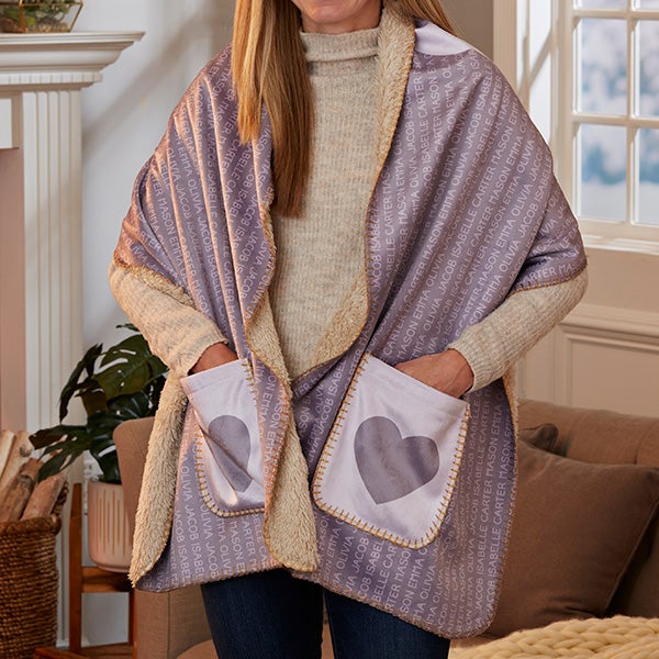 Reasons She Loves Being... Personalized Cuddle Wrap