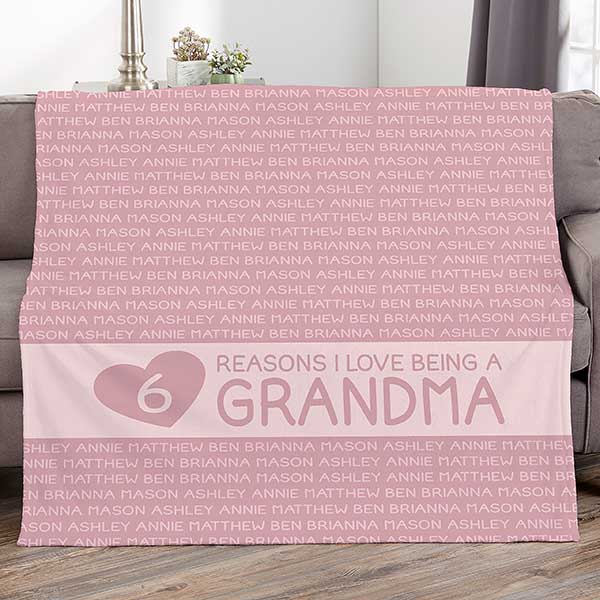 Reasons She Loves Being... Personalized Blankets - 27725