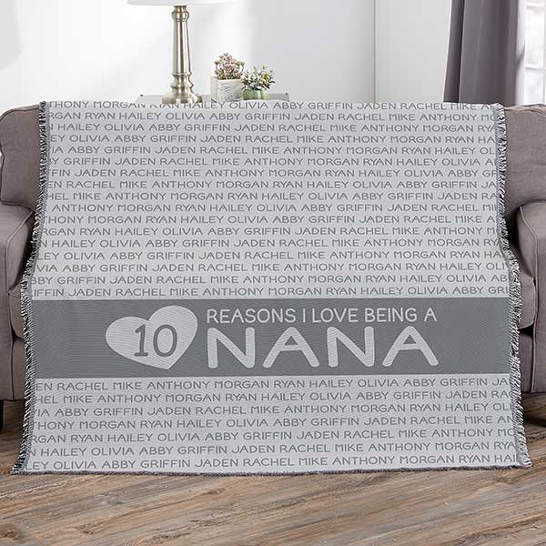 Reasons She Loves Being... Personalized Blankets - 27725