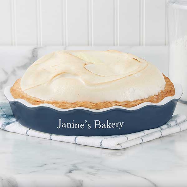 Personalized Classic Ceramic Pie Dish - 27762