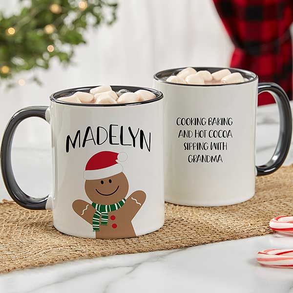 Baking Spirits Bright Personalized Christmas Mugs - 27815