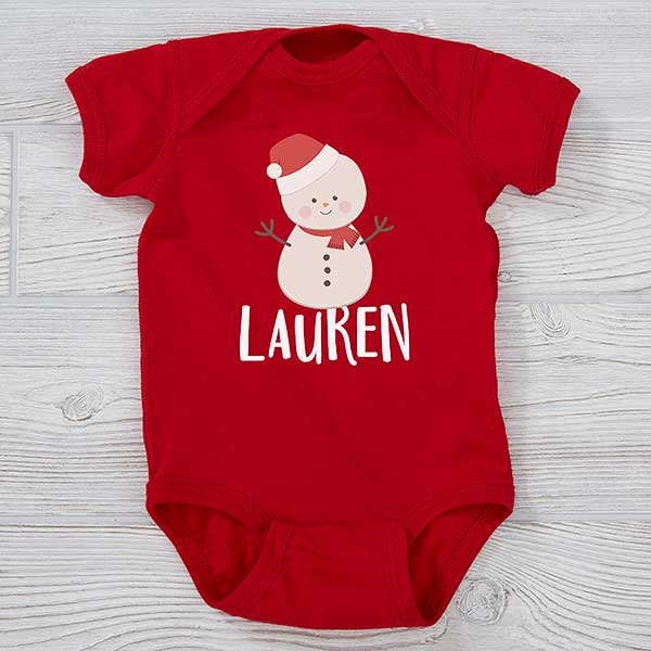 Holly Jolly Characters Personalized Christmas Baby Clothes - 27830