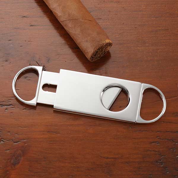 Silver Guillotine Cigar Cutter - 27849