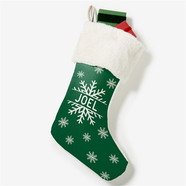 Snowflake Family Personalized Christmas Stockings - 27867