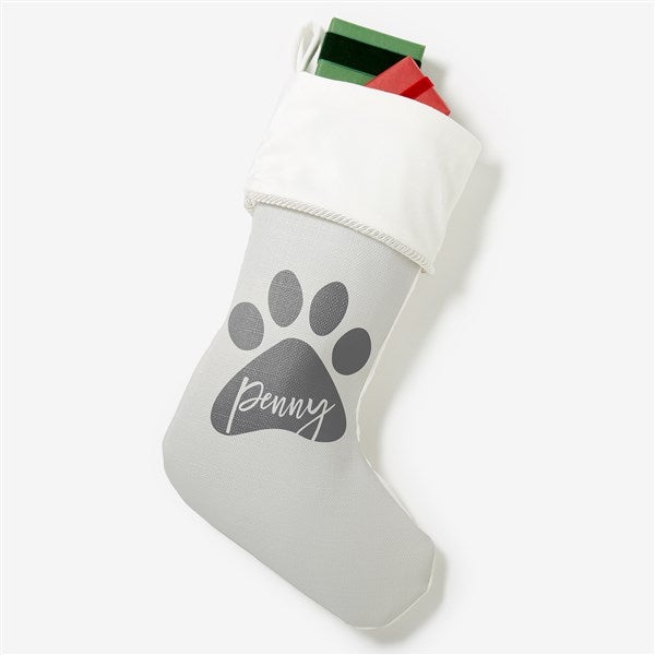 Pet Paw Personalized Pet Christmas Stockings - 27872