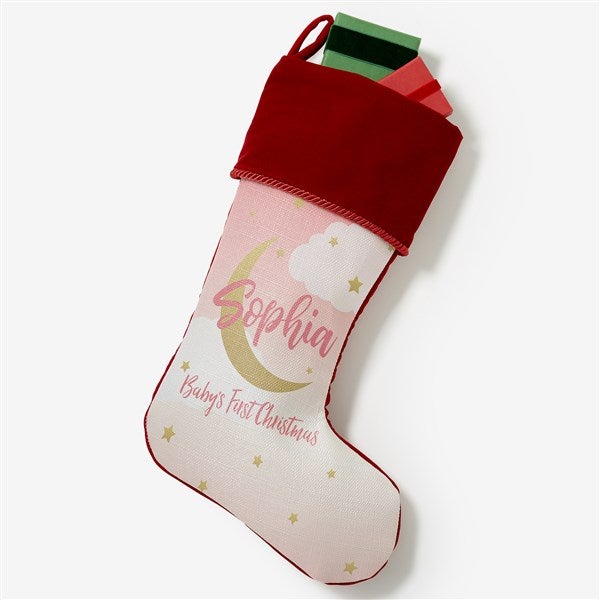 Beyond The Moon Personalized Baby's First Christmas Stockings - 27874