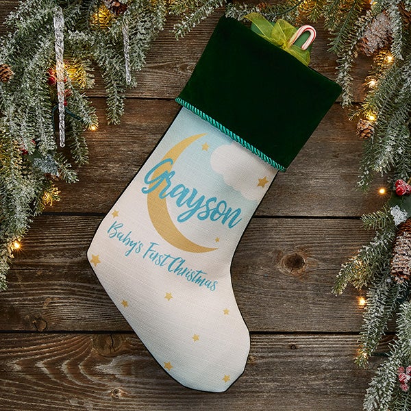 personalized baby christmas stocking