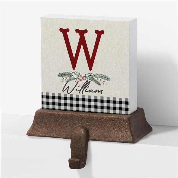 Festive Foliage Personalized Christmas Stocking Holders - 27890