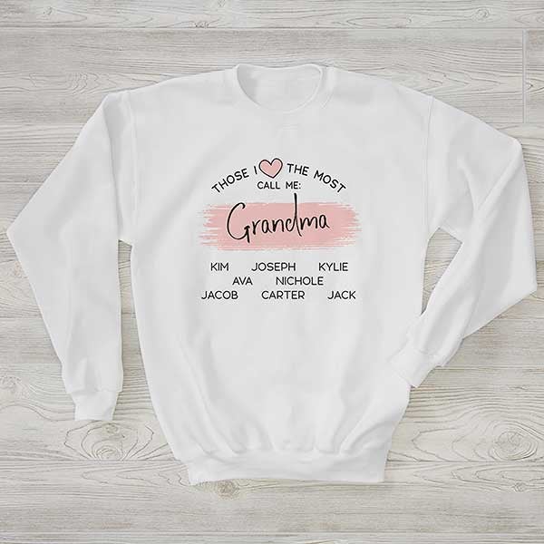 My Favorite People Call Me Personalized Women's Sweatshirts - 27907